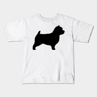 Norwich Terrier Silhouette(s) Kids T-Shirt